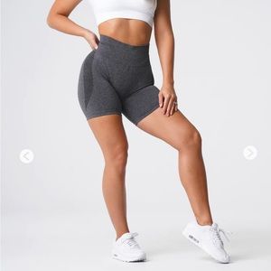 NVGTN black speckled contour seamless shorts